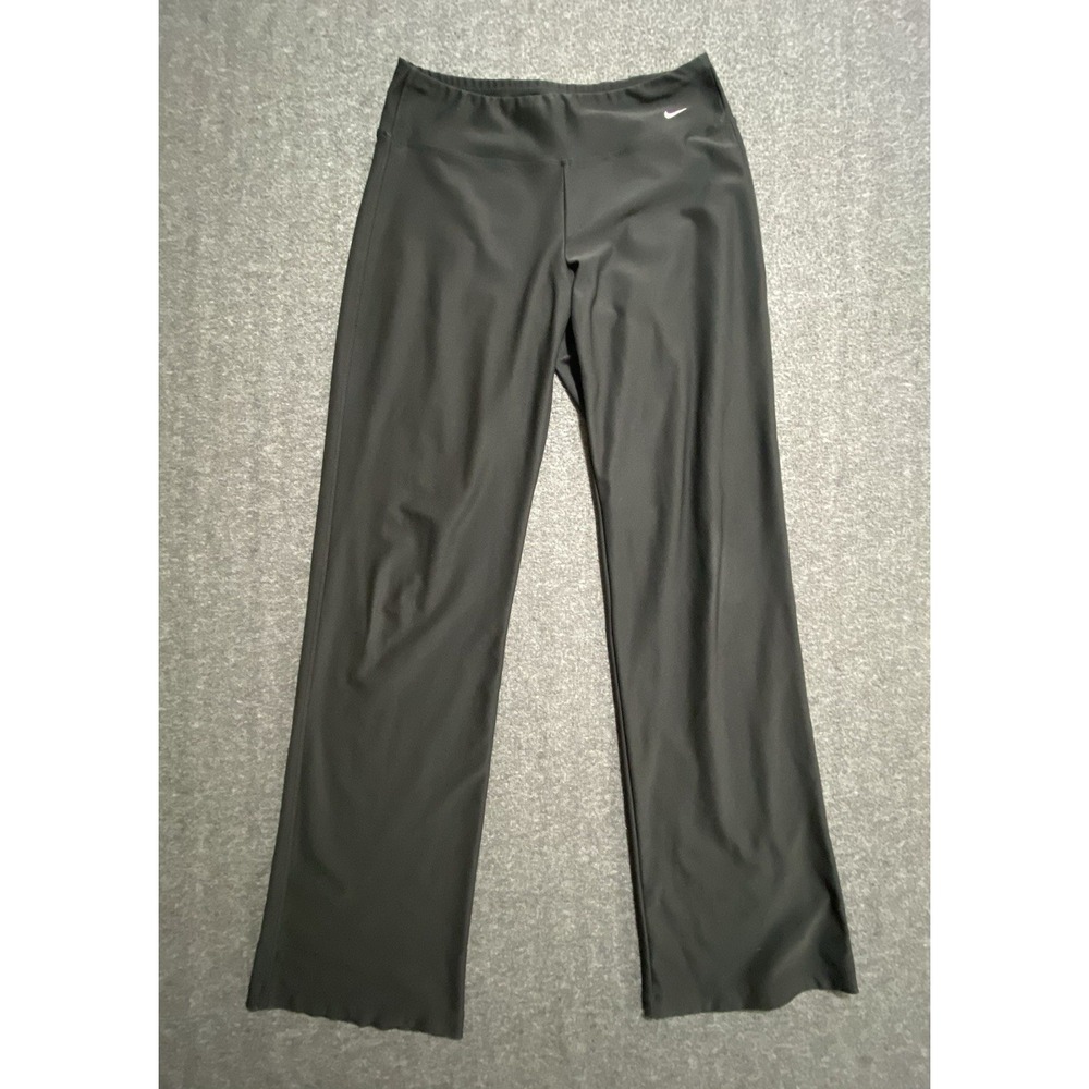 Nike Women's Power Classic Gym Pants Black Style  Straight Leg Size S (4-6)